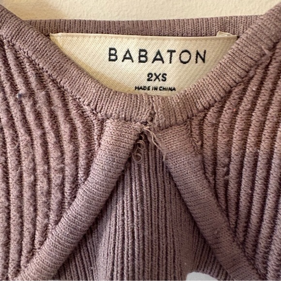 Babaton Ribbed Tan Bralette - Picture 4 of 4